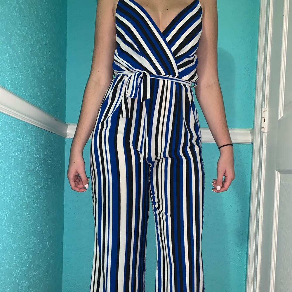 Stripped jumpsuit